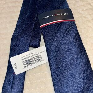 Tommy Hilfiger Deep Blue Herringbone Tie